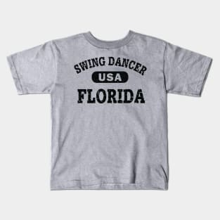 Florida Swing Dancer Kids T-Shirt